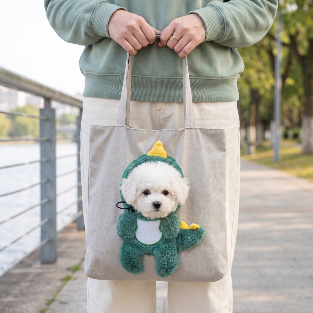 Pawlio Peek-A-Paw™ Pet Carrier Tote